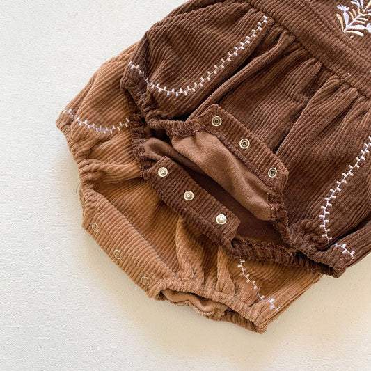 Cotton Cute Baby Girl Bodysuit Bib Suit