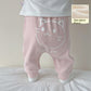 Baby Fleece-lined Cotton Men And Women Baby Single-layer Fleece-lined Cotton Pants