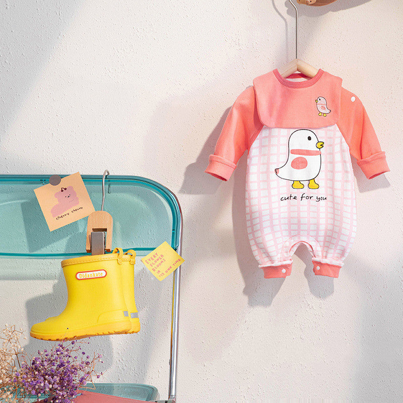 New Baby Long Sleeve Bodysuit Cotton Romper