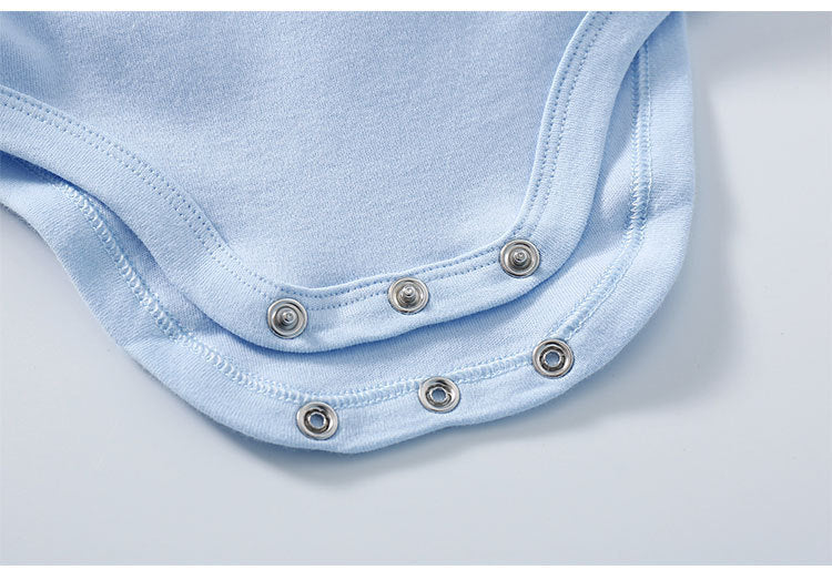 Organic Cotton GOTS Baby Shoulder Button Short Sleeve Triangle Jacket