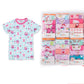 Short-sleeved Shoulder Button Children's T-shirt 5 Pack