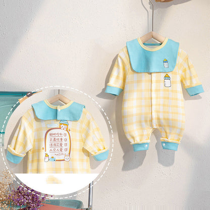 New Baby Long Sleeve Bodysuit Cotton Romper