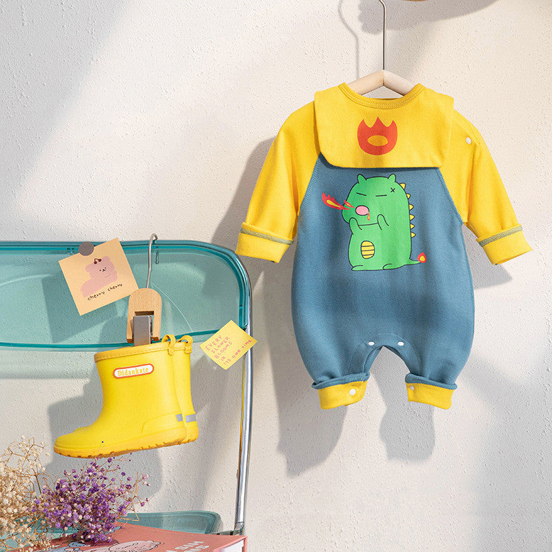 New Baby Long Sleeve Bodysuit Cotton Romper