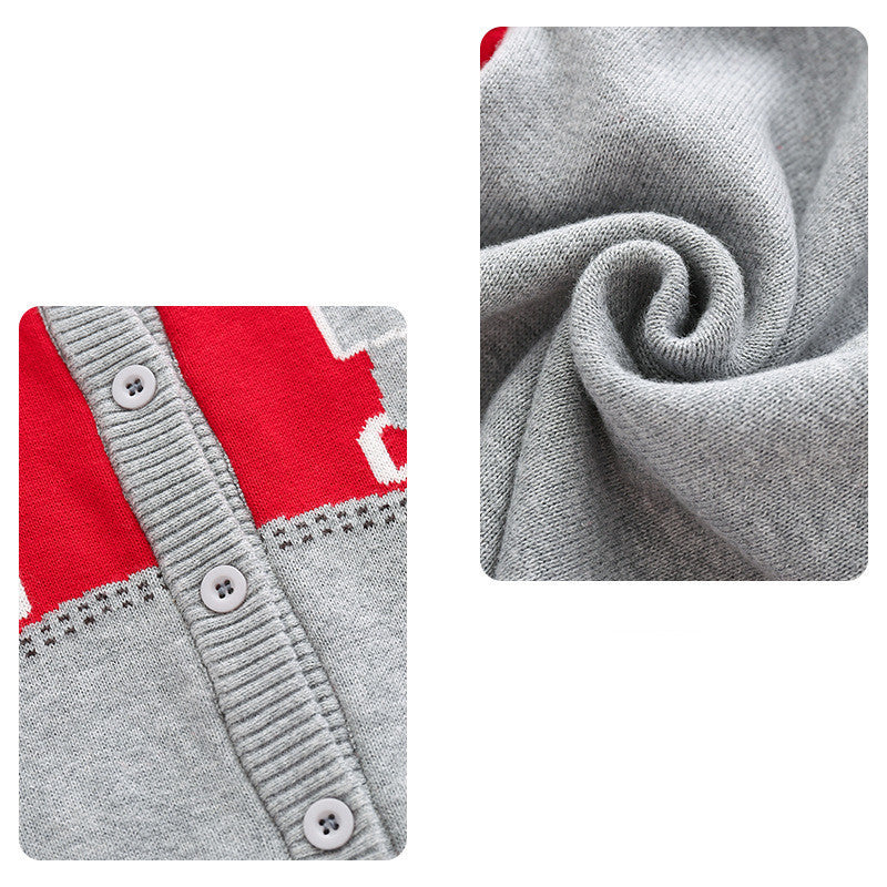 Knitted Double-layer Combed Cotton Baby Bodysuit