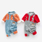 Knitted Double-layer Combed Cotton Baby Bodysuit