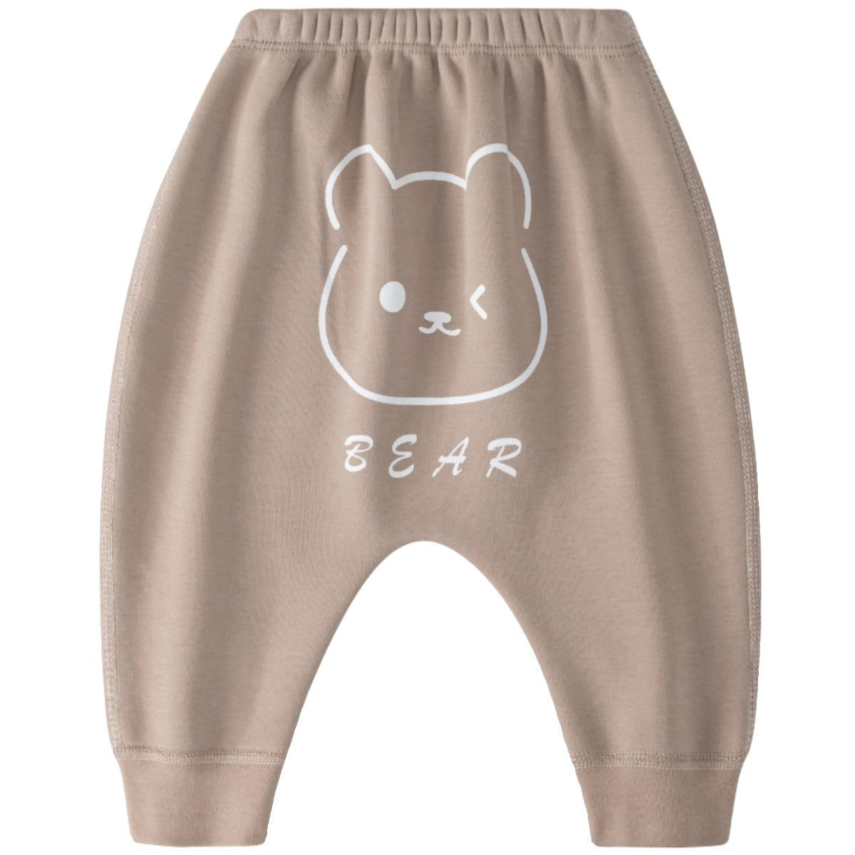 Baby Fleece-lined Cotton Men And Women Baby Single-layer Fleece-lined Cotton Pants